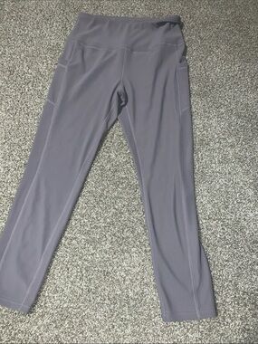 High-Waist Lavender Gray Workout Leggings